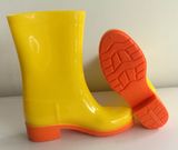 Yellow Women PVC Rain Boot, Ladies's Rain Boots, Popular Style Boot