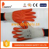 Ddsafety 2017 Cotton Knitted with Orange Latex Gloves