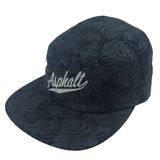 Custom Black Polyester 5 Panel Print Logo Snapback Party Hat