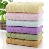 Promotional Hotel / Home Bamboo Fiber Face / Hand / Bath Towel