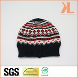 Fashion Warm Women Acrylic Jacquard Knitted Hat