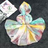 Beach Shawl Gradient Polka DOT Printed Lady Fashion Silk Scarf