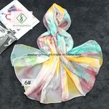 Beach Shawl Gradient Polka DOT Printed Lady Fashion Silk Scarf