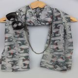 Girls Fashion Accessory Polyester Scarf