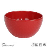 Red DOT Ceramic Stoneware Bowl