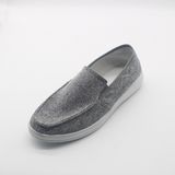 Hot Sale Men's PVC Injection Casual Canvas Shoes