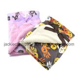 Mirco Mink Printed Baby Blanket with Sherpa (OV015)