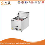 Commercial Gas Deep Fryer with One Tank One Basket 6L