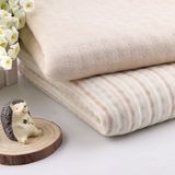 Organic Cotton Jacquard Fabric Organic Doll Jersey Fabric for Winter Clothes