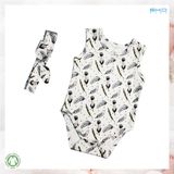 Organic Baby Garments Sleeveless Baby Bodysuit Sets