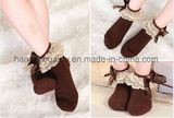 Lace and Bow Ladies Like Dress Cotton Sock