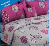 Pink Spring Times Printed Polyester Duvet Cover Set