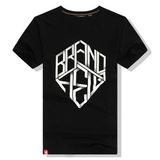 Cheap Customize Fashion Cotton Men Black Tees