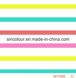 80%Nylon 20%Spandex Striped Printing Swimwear Fabric