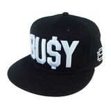 Custom Promotional Cap PU Leather 3D Embroidery Sport Hip Hop Hat Flat Bill Snapback Fashion Cap