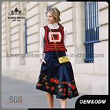 Ladies Color Combination Handmade Crochet Sweater Vest