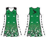Green Full Sublimated Netball Uniforms with Your Logos