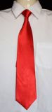 Fashion Solid Red Colour Men's Micor Fibre Neckties