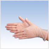 Disposable Transparent Color Vinyl Exam. Gloves