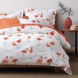 2017 Fashion Flamingo Percale Bedding Cotton/ Polyester for Home /Hotel/ School