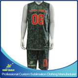 Custom Full Sublimation Printing Premium Single Ply Basketball Reversible Uniforms