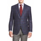 Made to Measure Hand Made Merino Wool Checked Fabric Fashion Blazer Jacket for Men (SUIT63051-1)