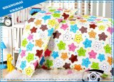 4 Pieces 100%Cotton Duvet Cover Baby Bedding Set