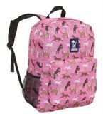 Girls' Polyester Pink Crackerjack School Bag Horse Backpack Sh-15113002