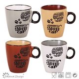 Silk Screen Ceramic 6oz Coffee Mug