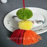 Fashion Layer Tassel Pendant Latest Cotton Tassels Charm Jewelry Multi