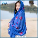 90*185cm Cotton Hemp Soft Lady Scarf Shawls for Fashion Women