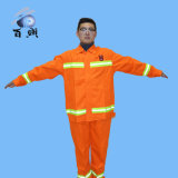 Fluorescence Orange Tc Raincoat for Adult