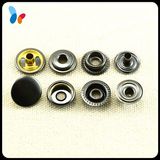 Flat Cap Round 4 Parts Metal Ring Snap Button for Wallet