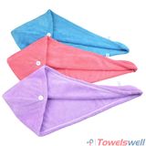 Soft Shower Microfiber Plush Hair Towel