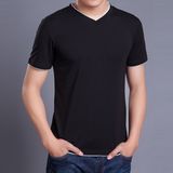 China Manufacturer Wholesale Men Black T Shirt Fashion T Shirt Design