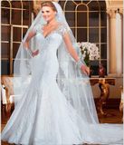 2016 Prom Evening Fashion Lace Bridal Wedding Dress (WD1601)