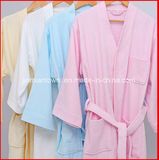 Hot Sell Ultra Soft Adult Coral Fleece Bathrobe for Home/Hotel/SPA