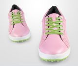 Sports No Spike Lightweight Breathable Waterproof Girls Golf Shoes (AKGS13)