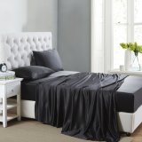 Solid Luxury Silk Bed Sheet Set