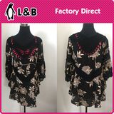 Fashion Embroidered Loose Beach Women Blouse
