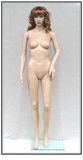 Skin Color Window Display Plastic Female Torso Form Mannequin