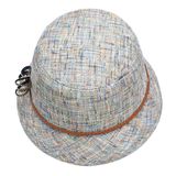 Custom Summer Cap High Quality Grey Fashion Flax Ladies Cap
