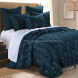 Embroidered Bedspread in Navy (DO6099)