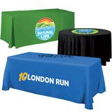 Perfect Advertising Trade Show Polyester Full Full Table Cover Features Tablecloth