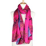 Women Fashion Printed Viscose Long Scarf (YKY1023-4)