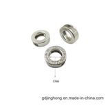 (Inner Diameter: 13mm) Letter Logo Custom Zinc Alloy Plated Eyelet