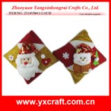 Christmas Decoration (ZY14Y504-1-2) Christmas Cushion Handmade PP Cotton Christmas Pillow