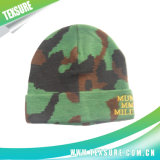 Camouflaged Jacquard Acrylic Knitted Winter Sport Hats (076)