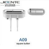 Plastic Button with High Quality Chromed