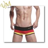 Polyester Lycar Peach Fabrics Quick-Drying Men's Swim Board Shorts